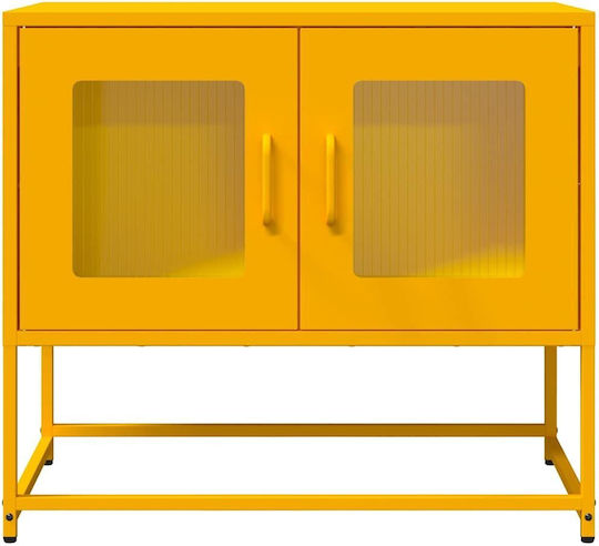 TV-Ständer Aus Metall Gelbe Senf Farbe M68xT39xH60.5cm