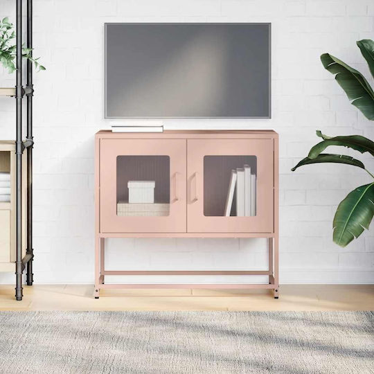 TV-Ständer Metall Rosa M68xT39xH60.5cm