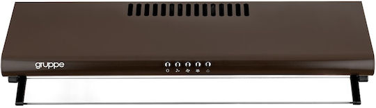 Gruppe S-3002A-A01-M29-600 Freestanding Vent Hood 60cm Brown
