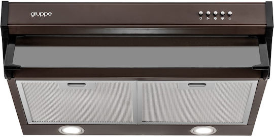 Gruppe Semplice 600 Ελεύθερος Απορροφητήρας 60cm Καφέ