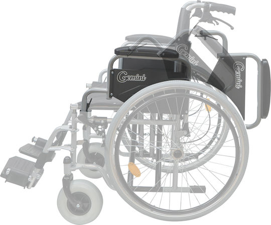 Mobiak Gemini Wheelchair 24" Folding Simple Type Wheelchair 43cm 0811301