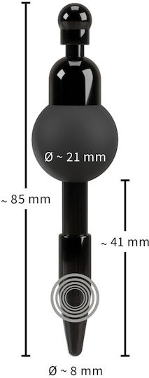 You2Toys Vibration Ring Schwanz Silikon Schwarz 54015850000