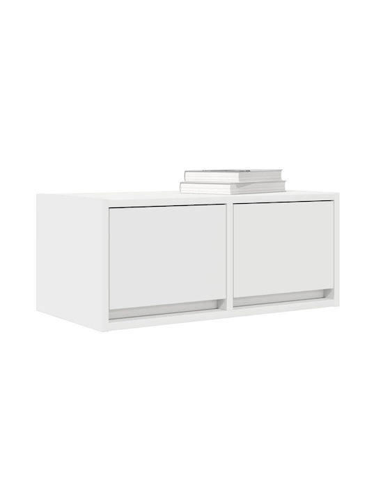 Έπιπλο Τηλεόρασης Λευκό Μ60xΠ31xΥ25.5cm