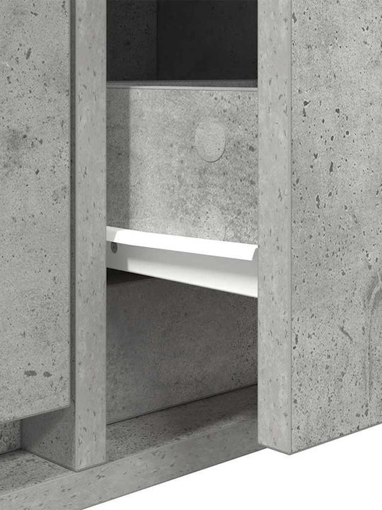 Έπιπλο Τηλεόρασης Γκρι Μ60xΠ31xΥ25.5cm