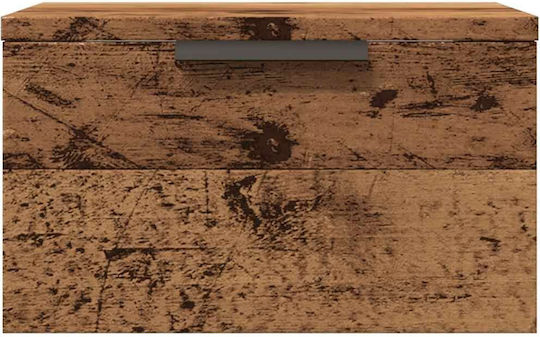 Κομοδίνο Ξύλινο Παλιό ξύλο 34x30x20cm