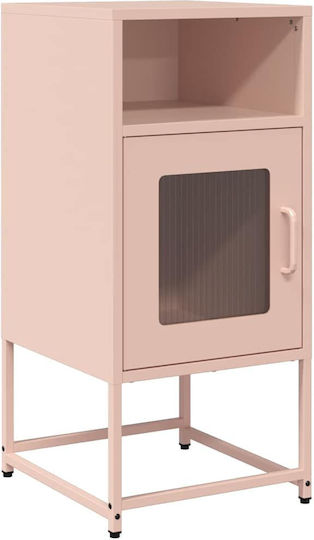 Nachttisch Metall Rosa 36x39x78cm