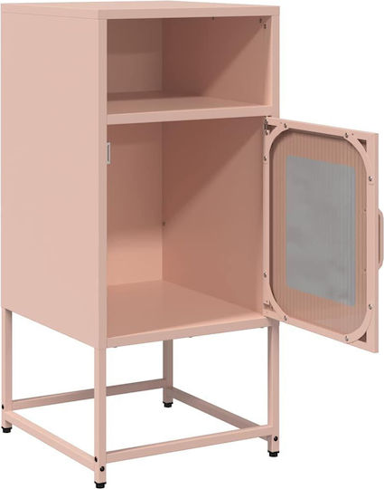 Nachttisch Metall Rosa 36x39x78cm