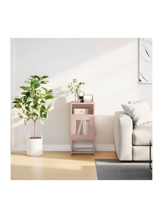 Nachttisch Metall Rosa 36x39x78cm