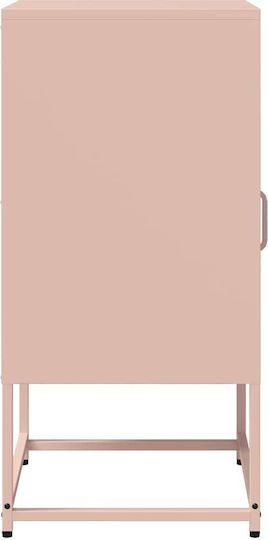 Nachttisch Metall Rosa 36x39x78cm