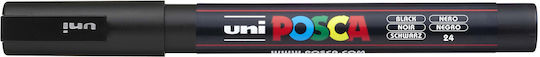 Uni-Ball PC-3M Ανεξίτηλος Μαρκαδόρος Black