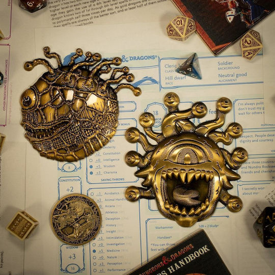 Комплект медальони Dungeons Dragons 50-та годишнина Beholder Twin Edition