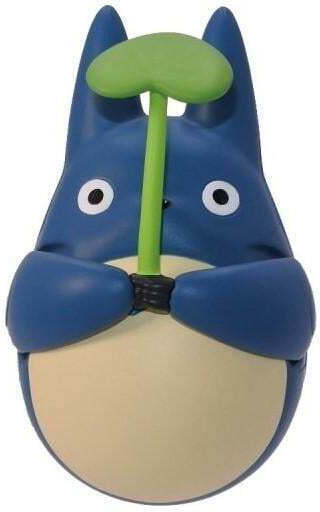 My Neighbor Totoro Round Bottomed Figurine Mid Totoro With Leaf 6 Cm
