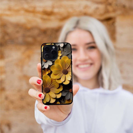 Калъф Sonique 3D Flower Series за Samsung Galaxy Z Flip 4 Жълт