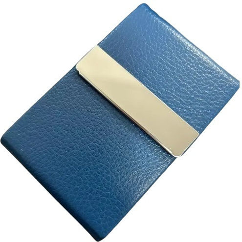 Luxus 7-Zigarettenetui Leder Blau