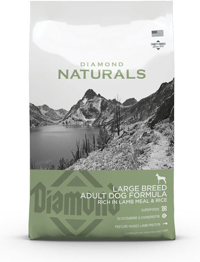 Naturals Large Adult 15kg Dry Food for Adult Large Breed Dogs with Lamb and Rice