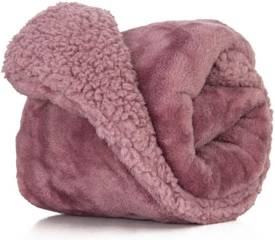 Borea Bettbezug Großes Doppelbett 220x240cm Cozy Lila