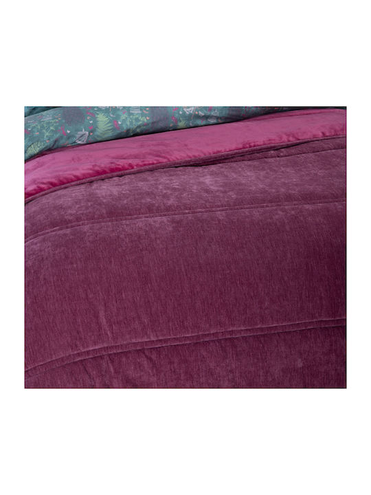 Nef-Nef Homeware Bettbezug Großes Doppelbett 220x240cm Paradise Rosa 180 GSMGsm