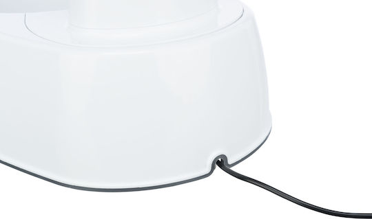 Trixie Automatic Plastic Waterer / Fountain for Dog & Cat 2.5lt 35cm in White Color