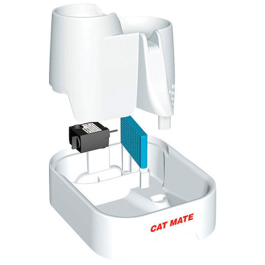Kerbl Automatic Bowl Water for Dog & Cat 2lt in White Color