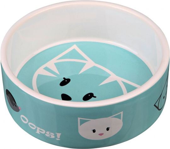 Trixie Keramik Schalen Futter & Wasser für Hund & Katze 300ml 12cm in Rosa Farbe