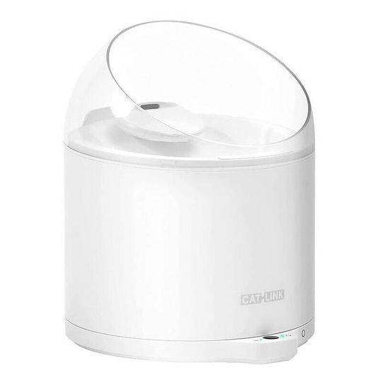 Catlink Pure 2 Πλαστική Ποτίστρα / Συντριβάνι για Σκύλο & Γάτα 2.6lt 24.2cm σε Λευκό Χρώμα