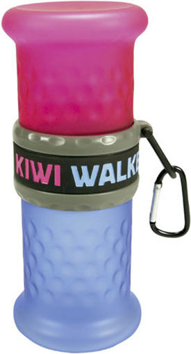 Kiwi Walker Travel Bottle Kunststoff Flasche Futter & Wasser für Hund & Katze 750ml in Rosa Farbe