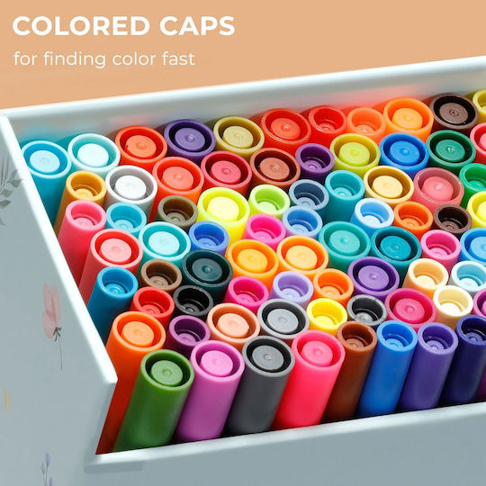 Ohuhu Maui Drawing Markers with Double Tip Set 100 Colours