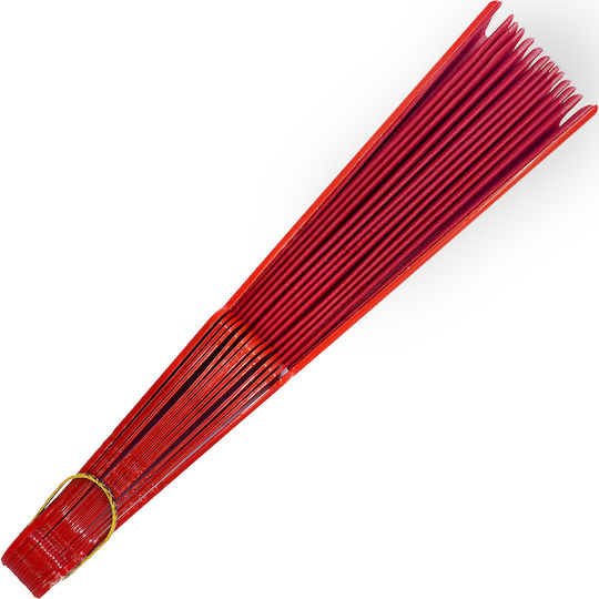 Gift-Me Klassische Βεντάλια Rote 23cm