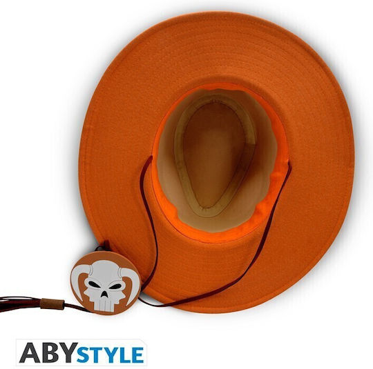 One Piece Carnival Orange Plastic Hat