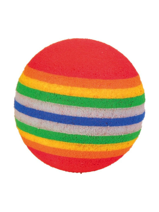 Trixie Cat Toy Ball Set of 3 Multicolored Balls 3pcs (Various Designs)
