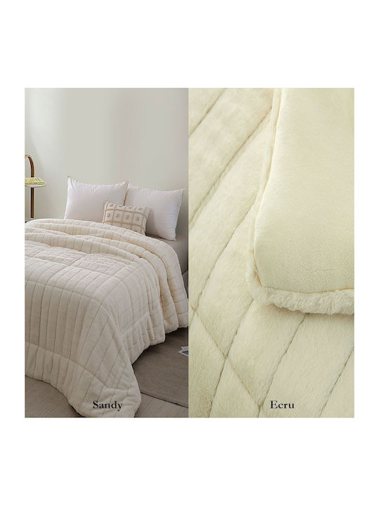 Palamaiki Husă de pătură Super Dublu 220x240cm Etta Gri 730 g/mp²Gsm