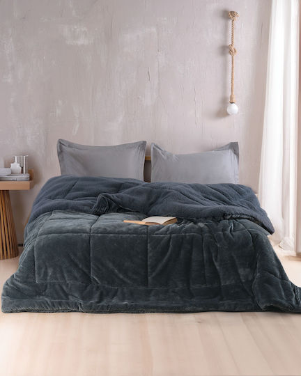 Rythmos Комбинирано одеяло Единично 160x220бр Alvaro Сив 710 г/м²Gsm