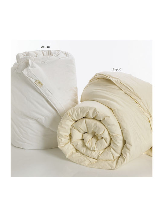 Palamaiki Duvet Single Down 160x240cm Comfort Pura Quilt Crème 160 GSMGsm 9 togs Togs