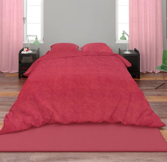 Dimcol Bettdecke Einzelbett 160x240cm Red 300 GSMGsm