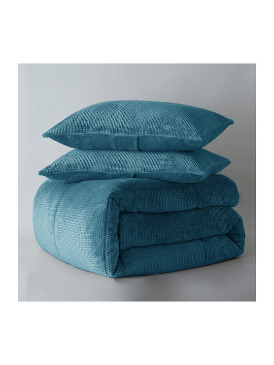 Liolios Home Duvet Cover Queen 220x240cm Cassiano Petrol