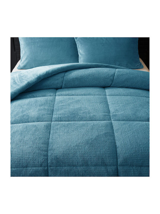 Liolios Home Duvet Cover Queen 220x240cm Cassiano Petrol