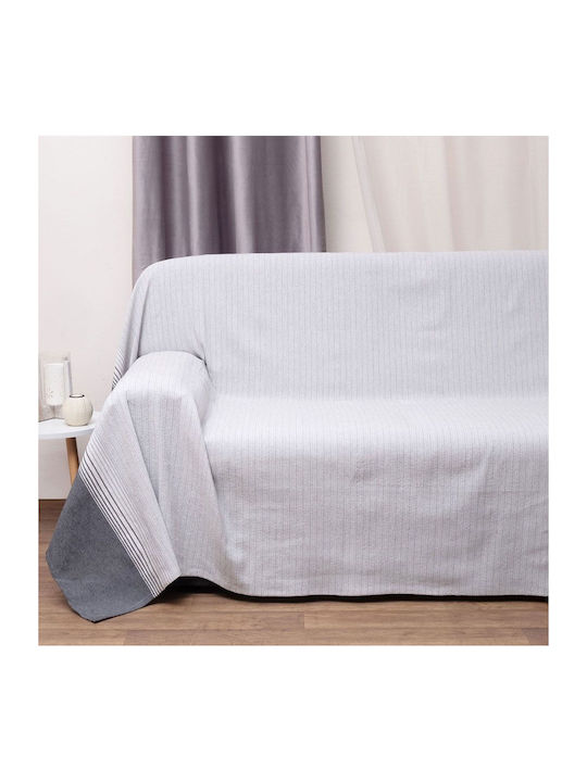 Viopros Viopros Three-Seater Sofa Throw 170x280cm Gray
