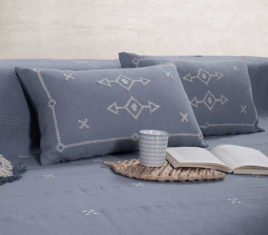 Nef-Nef Homeware Figerald Покривка За Триместен Диван Жакард 180x300см Натурален