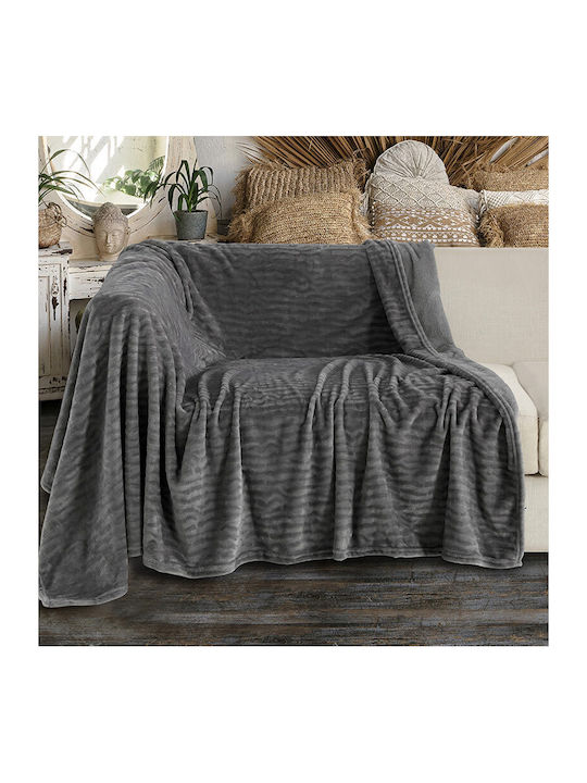 Melinen Ριχτάρι Τριθέσιου Καναπέ Enzo 170x300εκ. Grey