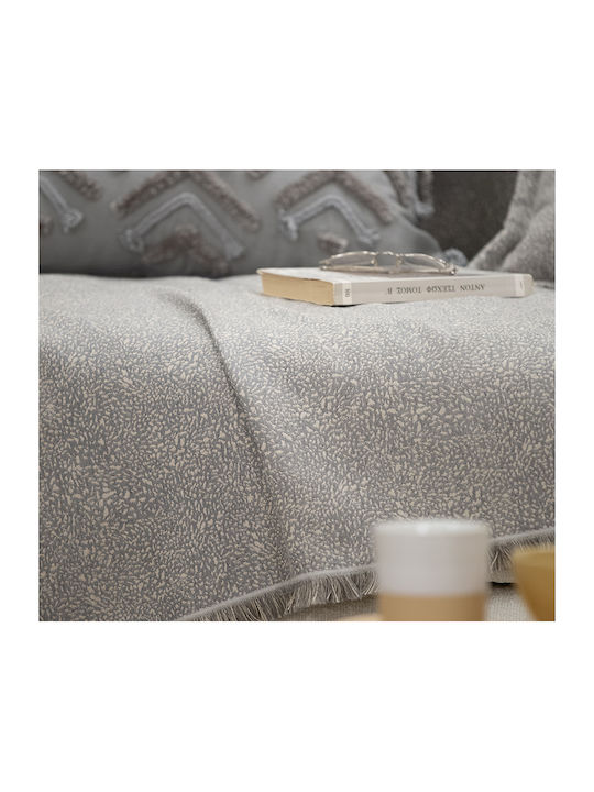 Nef-Nef Homeware Aronia Zweisitzer-Sofa Überwurf 170x250cm Grau