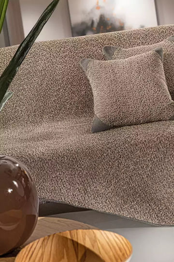 Guy Laroche Lama Τετραθέσιου Καναπέ Π170xΜ350cm Taupe