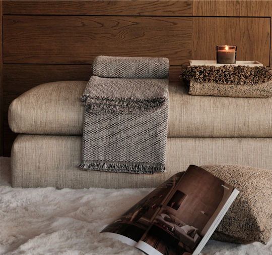 Nef-Nef Homeware Alamo Риχтари Фотьойл Жакард 170x180 см Бежов