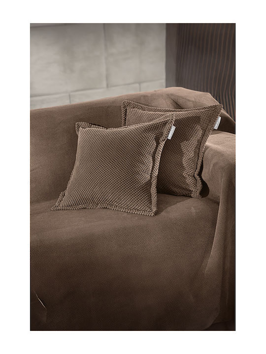 Guy Laroche Rubicon Zweisitzer-Sofa Überwurf 170x250cm Latte