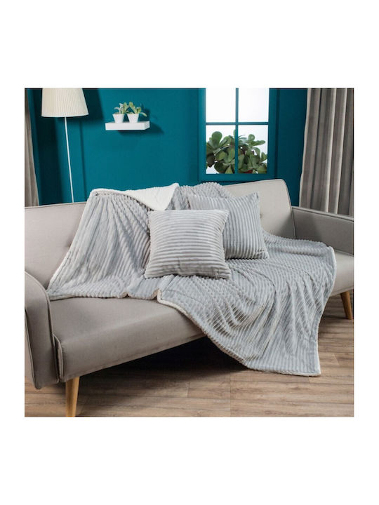 Teoran Solid Ριχτάρι Πολυθρόνας Chenille 150x180εκ. 305