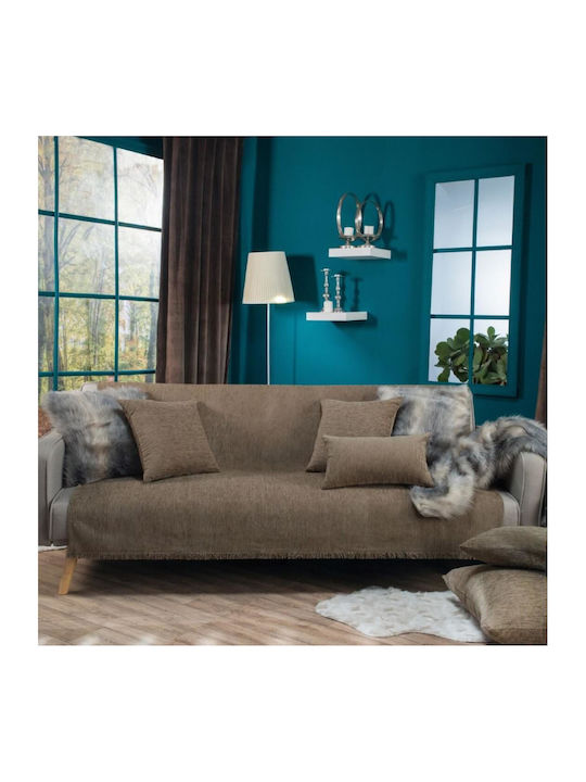 Teoran Solid Ριχτάρι Πολυθρόνας Chenille 150x180εκ. 305
