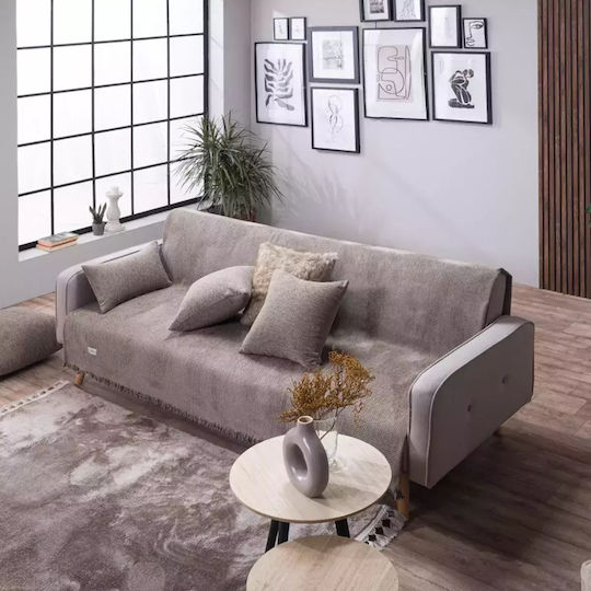 Teoran Utah Ριχτάρι Διθέσιου Καναπέ Chenille 180x250εκ. 03