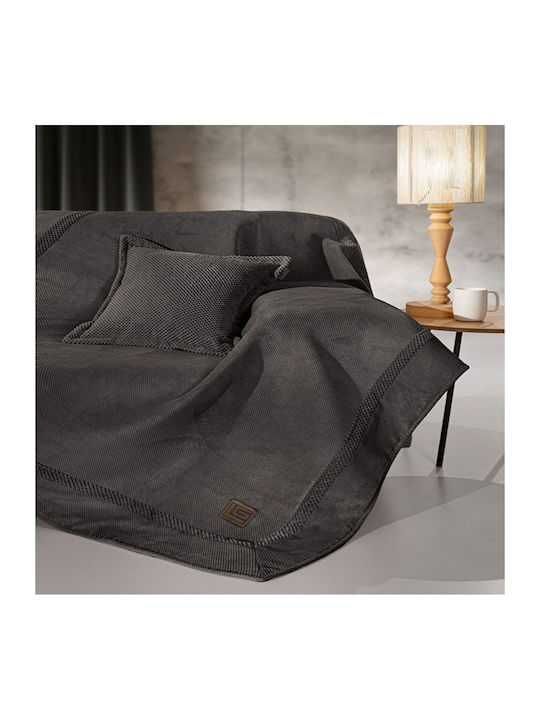 Guy Laroche Rubicon Decken & Couchdecken Dreisitzer-Sofa Wurf 170x300cm Bitter