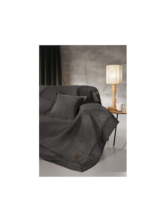 Guy Laroche Rubicon Decken & Couchdecken Dreisitzer-Sofa Wurf 170x300cm Bitter