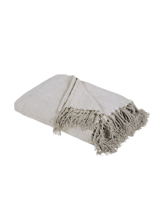 Das Home 0272 Ριχτάρι Τριθέσιου Καναπέ Chenille 180x300εκ. Λευκό 420618300272