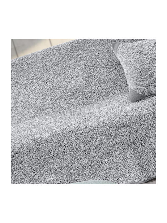 Guy Laroche Lama Ριχτάρι Πολυθρόνας Ζακάρ 170x150εκ. Silver 1133086224012